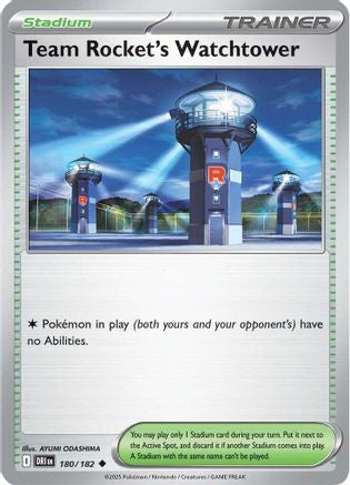 Team Rocket's Watchtower (180) Uncommon