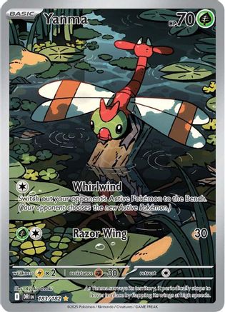 Yanma - 183/182 (183) Illustration Rare Holofoil