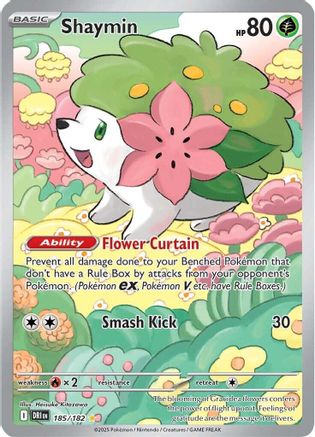 Shaymin - 185/182 (185) Illustration Rare Holofoil