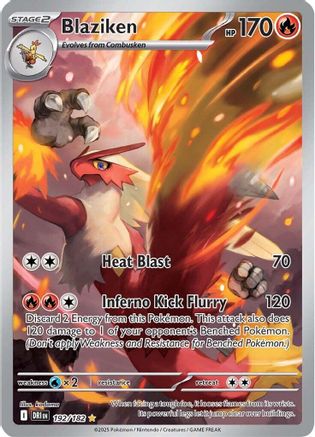 Blaziken - 192/182 (192) Illustration Rare Holofoil