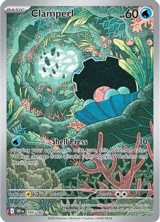 Clamperl - 195/182 (195) Illustration Rare Holofoil