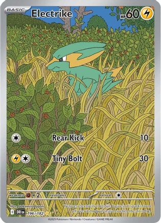 Electrike - 196/182 (196) Illustration Rare Holofoil