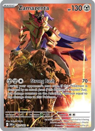 Zamazenta - 201/182 (201) Illustration Rare Holofoil