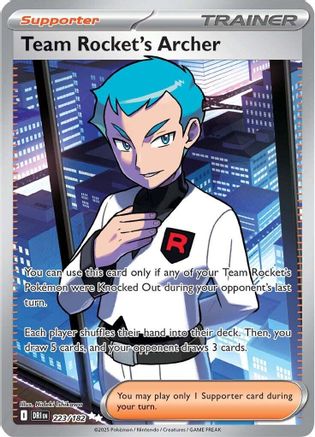 Team Rocket's Archer - 223/182 (223) Ultra Rare Holofoil