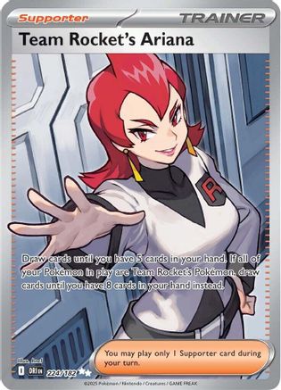 PKM - Team Rocket's Ariana - 224/182 (224) Ultra Rare Holofoil