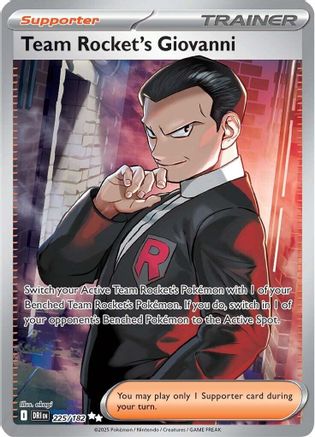 Team Rocket's Giovanni - 225/182 (225) Ultra Rare Holofoil