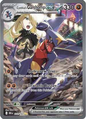 Cynthia's Garchomp ex - 232/182 (232) Special Illustration Rare Holofoil (Cabinet-NM)