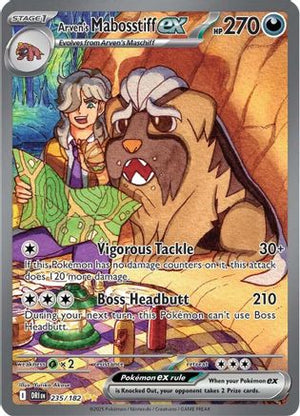 Arven's Mabosstiff ex - 235/182 (235) Special Illustration Rare Holofoil (Cabinet-NM)