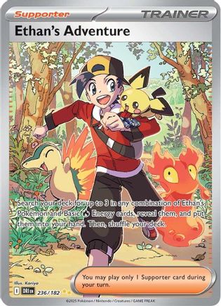 Ethan's Adventure - 236/182 (236) Special Illustration Rare Holofoil