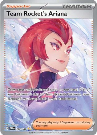 Team Rocket's Ariana - 237/182 (237) Special Illustration Rare Holofoil