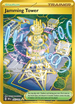 Jamming Tower (243) Hyper Rare Holofoil