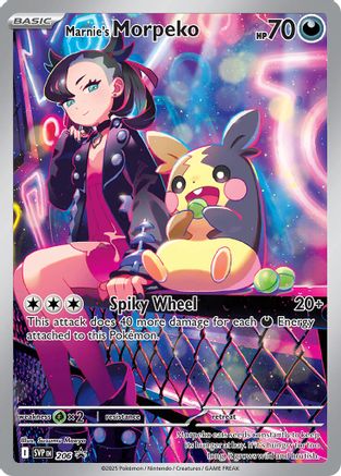 Marnie’s Morpeko (206) Holo Rare Holofoil