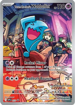 Team Rocket's Wobbuffet (Pokemon Center Exclusive) (203) Promo Holofoil (Cabinet-NM)