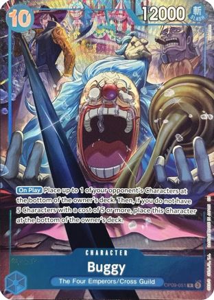 Buggy (051) (English Version 2nd Anniversary Set) (OP09-051) - One Piece Promotion Cards Foil (Cabinet-NM)