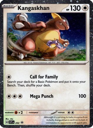 Kangaskhan - 202 (Cosmos Holo) (202) Holo Rare Holofoil