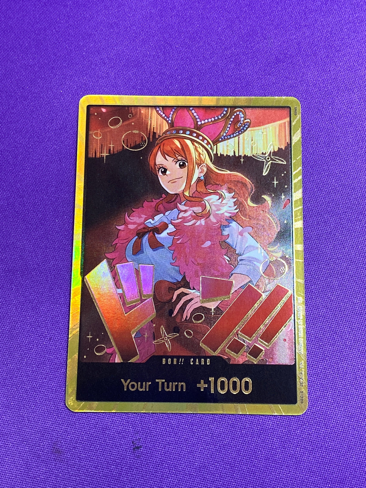 DON!! Card (Nami) (Gold) - Extra Booster: One Piece Heroines Edition Foil (Cabinet-NM)
