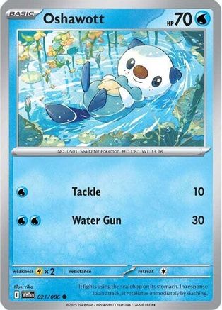 Oshawott (21) Common Reverse Holofoil