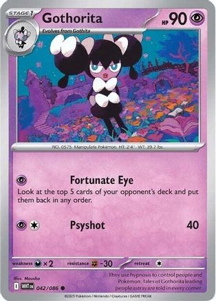 Gothorita (42) Common Reverse Holofoil