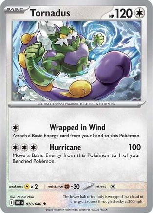 Tornadus (78) Rare Reverse Holofoil