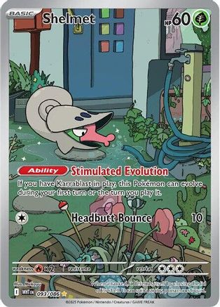 Shelmet - 093/086 (93) Illustration Rare Holofoil