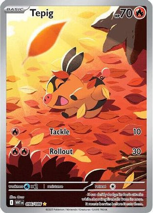 Tepig - 096/086 (96) Illustration Rare Holofoil (Cabinet-NM)