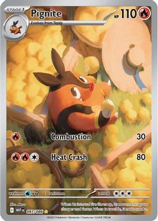 Pignite - 097/086 (97) Illustration Rare Holofoil