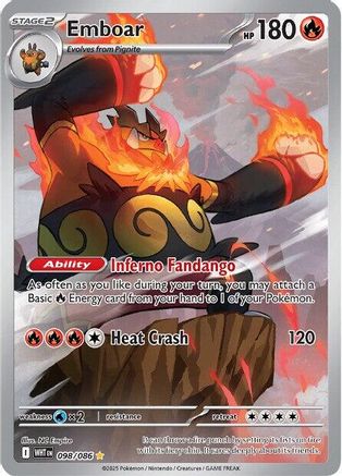 Emboar - 098/086 (98) Illustration Rare Holofoil