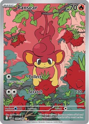 Pansear - 099/086 (99) Illustration Rare Holofoil