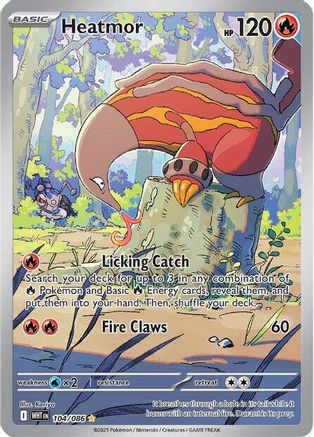 Heatmor - 104/086 (104) Illustration Rare Holofoil