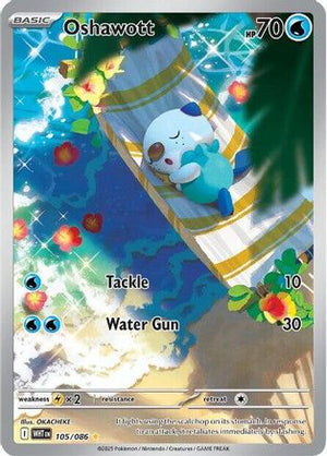 Oshawott - 105/086 Illustration Rare Holofoil (Cabinet-NM)