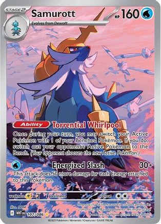 Samurott - 107/086 (107) Illustration Rare Holofoil