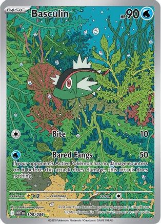 Basculin - 108/086 (108) Illustration Rare Holofoil