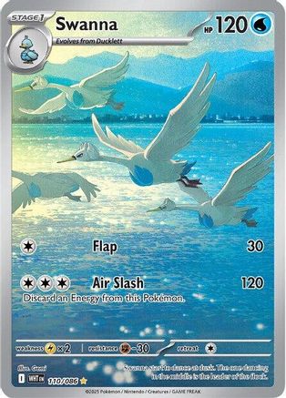 Swanna - 110/086 (110) Illustration Rare Holofoil