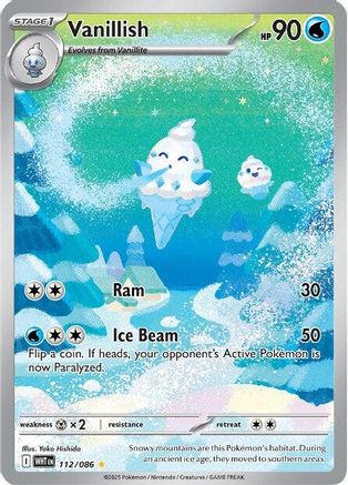 Vanillish - 112/086 (112) Illustration Rare Holofoil