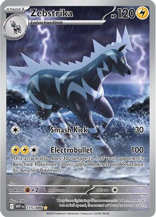 Zebstrika - 115/086 (115) Illustration Rare Holofoil