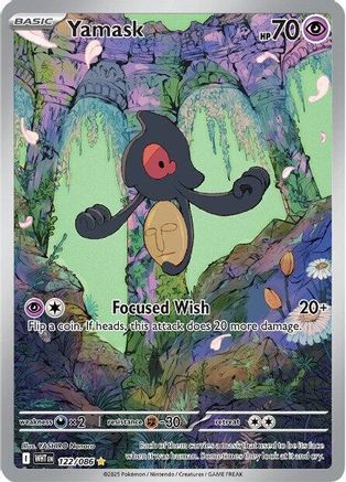 Yamask - 122/086 (122) Illustration Rare Holofoil