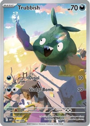 Trubbish - 140/086 (140) Illustration Rare Holofoil