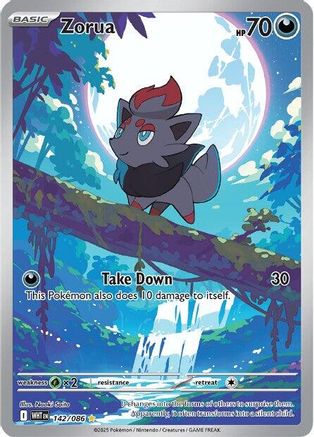 Zorua - 142/086 (142) Illustration Rare Holofoil