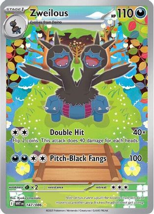 Zweilous - 147/086 (147) Illustration Rare Holofoil