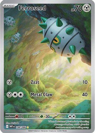Ferroseed - 148/086 (148) Illustration Rare Holofoil