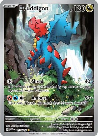 Druddigon - 151/086 (151) Illustration Rare Holofoil