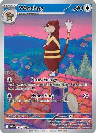 Watchog - 153/086 (153) Illustration Rare Holofoil