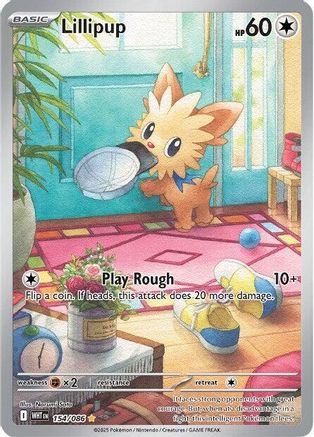 Lillipup - 154/086 (154) Illustration Rare Holofoil
