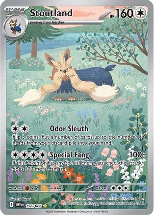 Stoutland - 156/086 (156) Illustration Rare Holofoil
