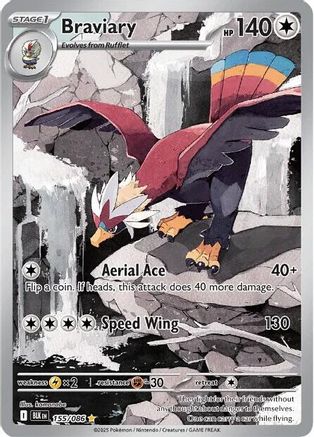 Braviary - 155/086 (155) Illustration Rare Holofoil