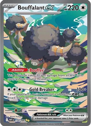 Bouffalant ex - 170/086 (170) Special Illustration Rare Holofoil