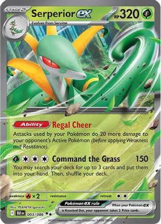 Serperior ex (3) Double Rare Holofoil