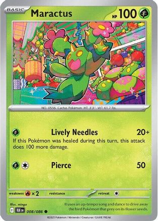 Maractus (8) Common Reverse Holofoil