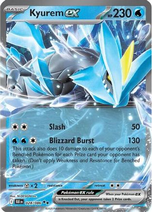 Kyurem ex (28) Double Rare Holofoil