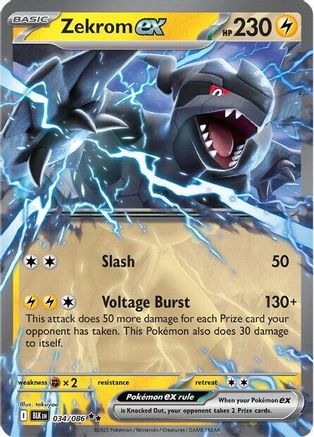 Zekrom ex (34) Double Rare Holofoil